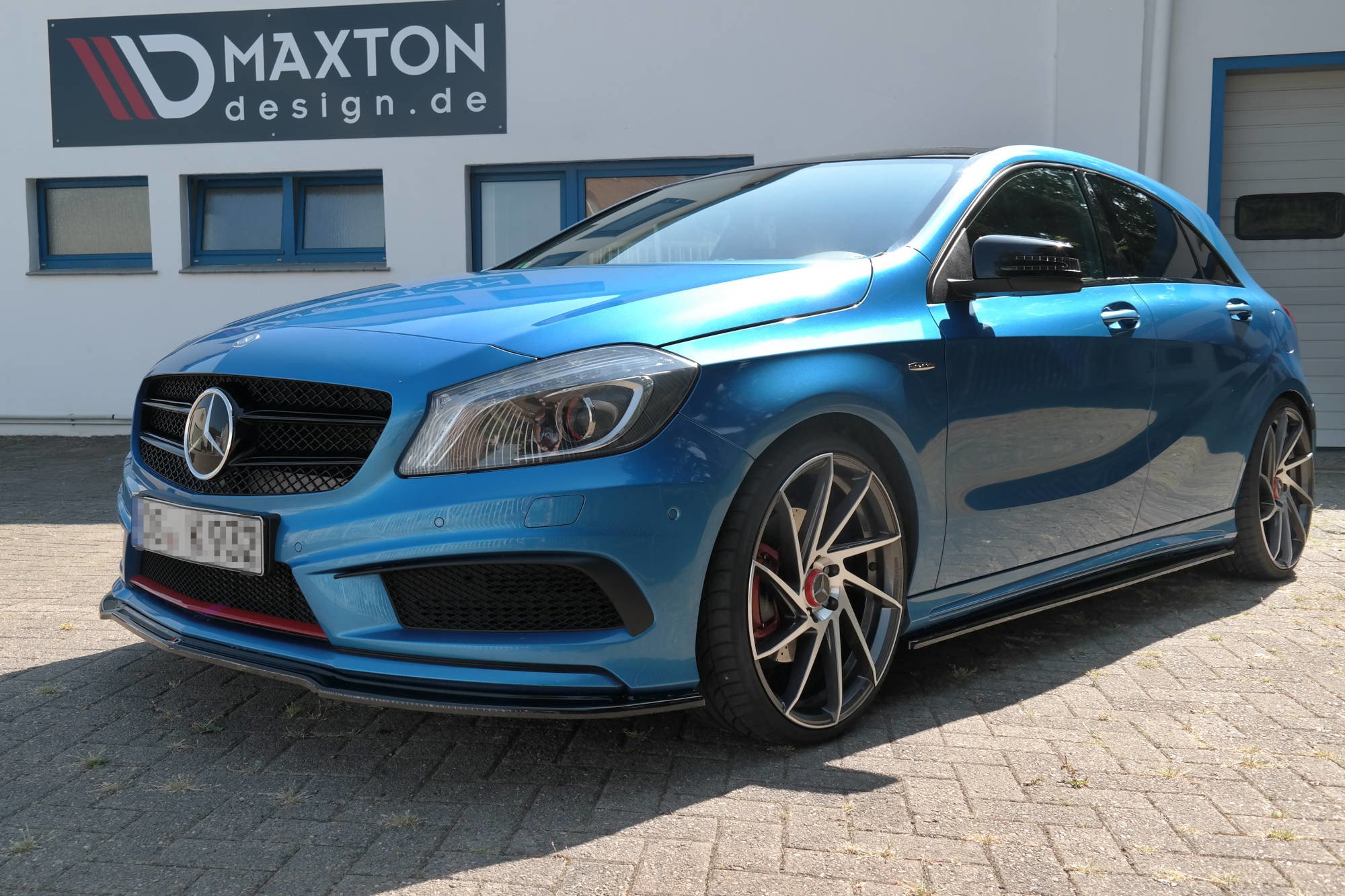 Front Splitter Mercedes A-Class W176 AMG-Line Pre-Facelift (2013-2015) - 4