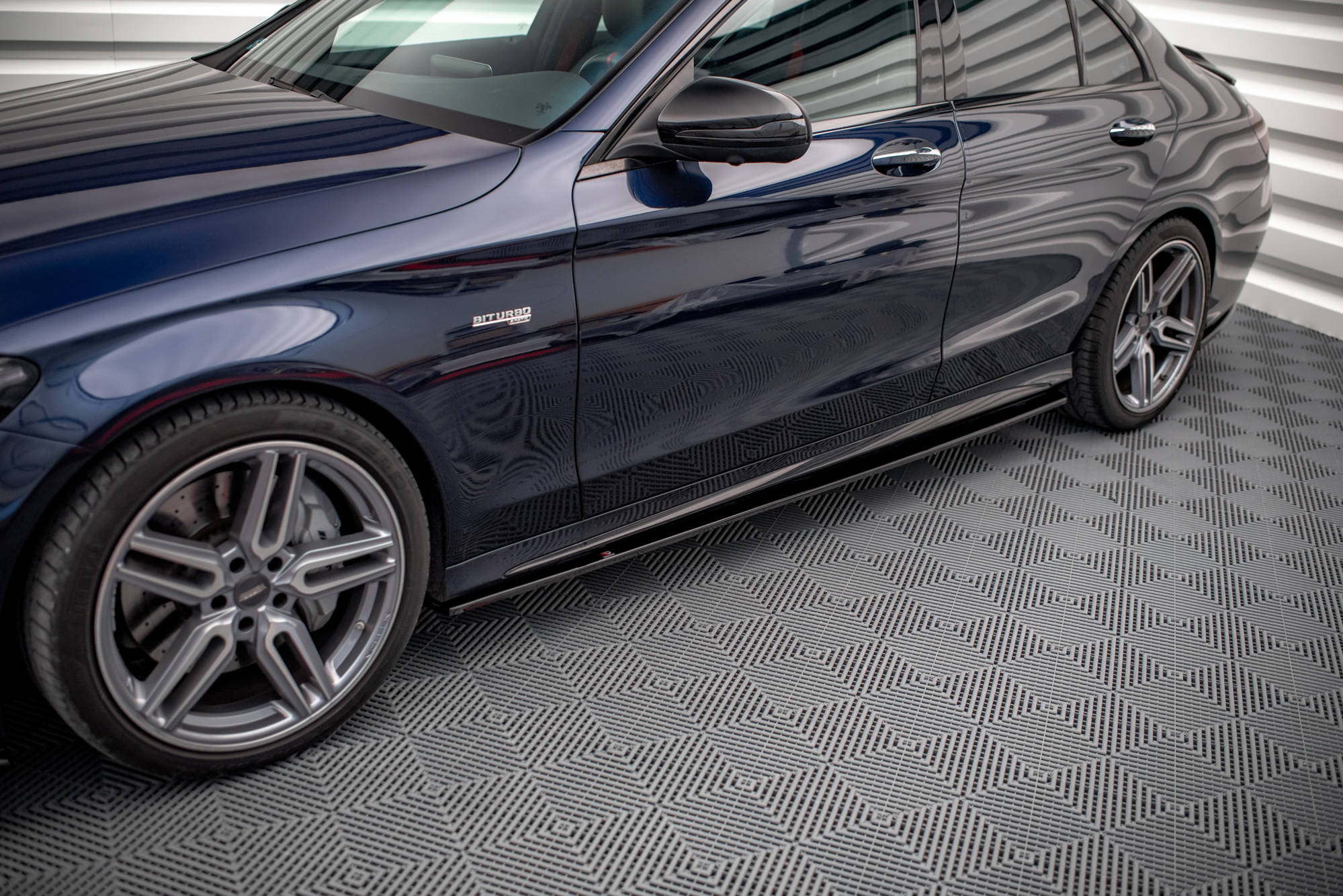 Side Skirts Diffusers Mercedes-AMG C 43 / AMG-Line W205 - 2