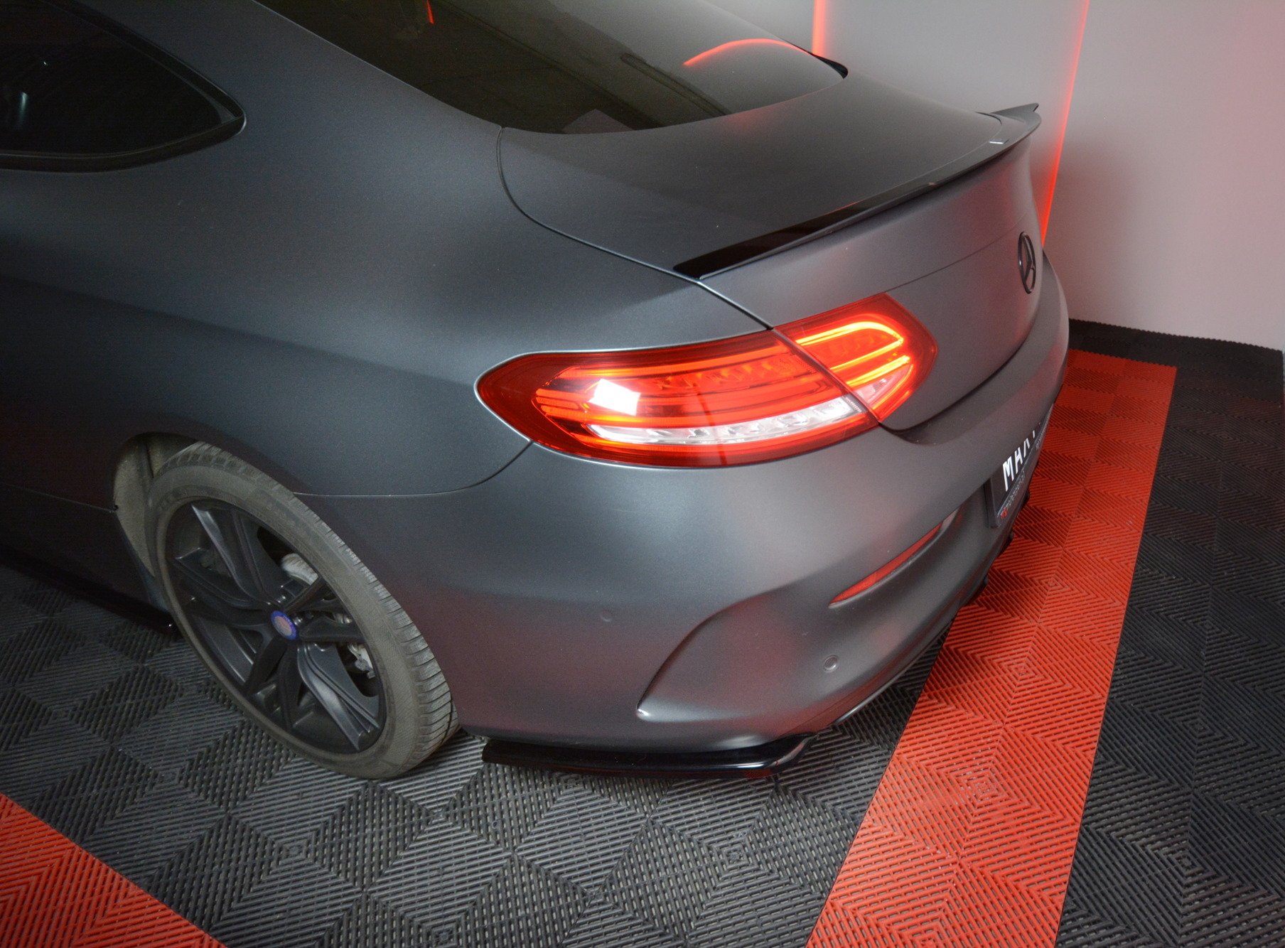 Rear Side Splitters Mercedes C-class W205 Coupe Amg-line (2015-2018) - 2