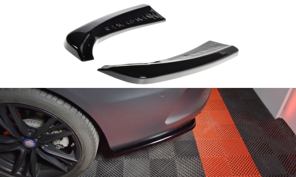 Rear Side Splitters Mercedes C-class W205 Coupe Amg-line (2015-2018)