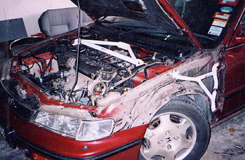 HONDA ACCORD 94-97 2D ULTRA-R 3-POINT FRONT UPPER STRUTBAR