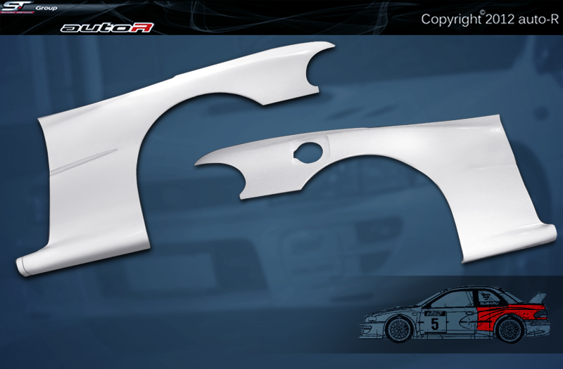 IMPREZA 92-00 GC8 COUPE B22 WRC LOOK WHEEL ARCHES [AUTOR]