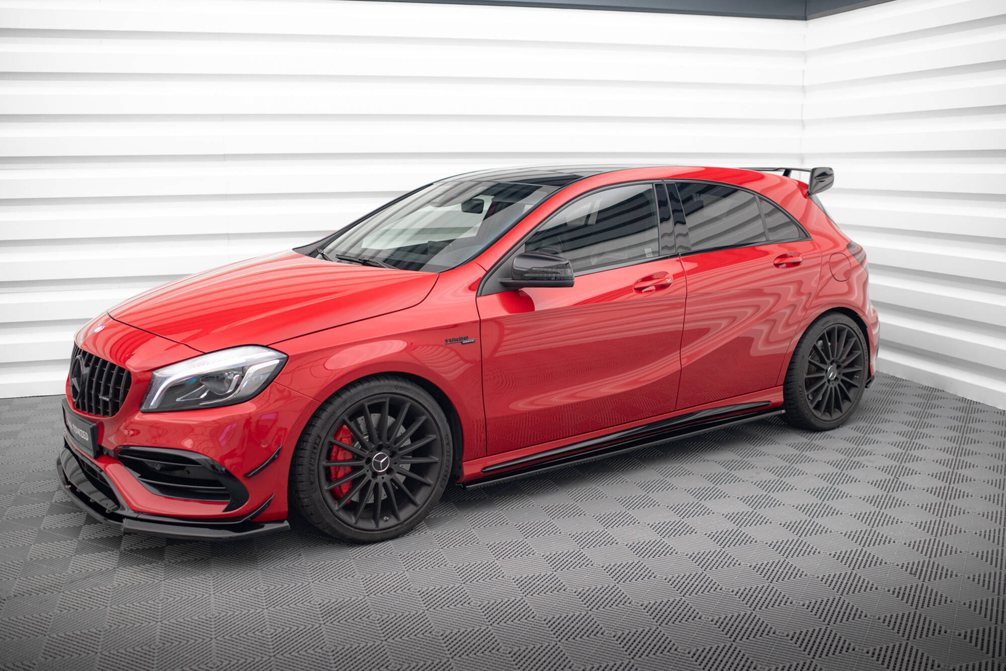Side Skirts Diffusers Mercedes A W176 / CLA 117 AMG / CLA 117 AMG-Line Facelift - 4