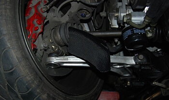 MITSHUBISHI EVO X FRONT  CARBON FIBER BRAKE COOLING GUIDES