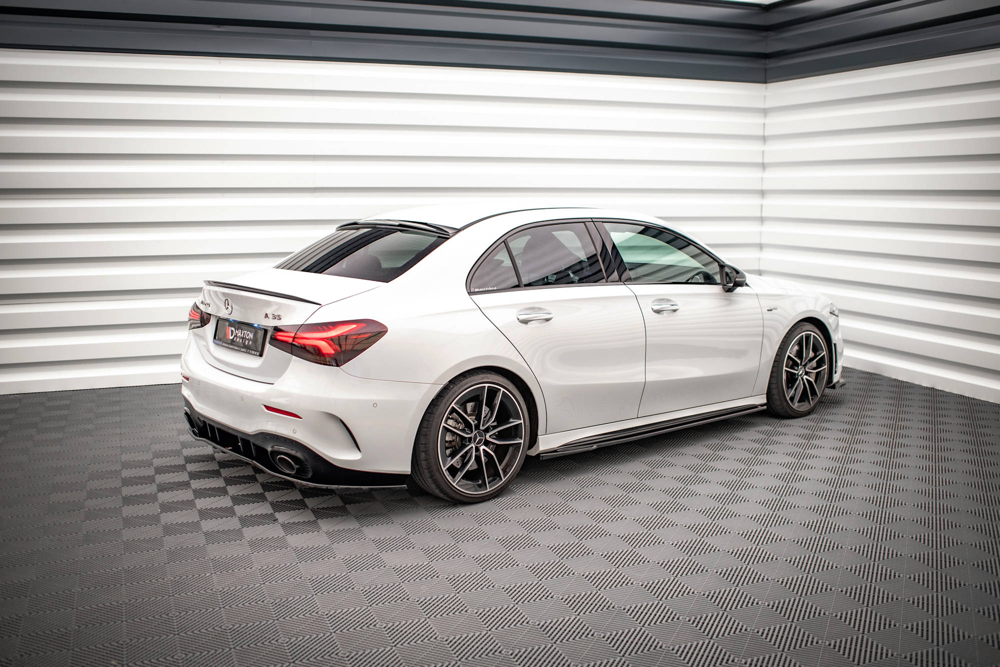 Side Skirts Diffusers V.2 Mercedes A35 AMG / AMG-Line W177 - 2