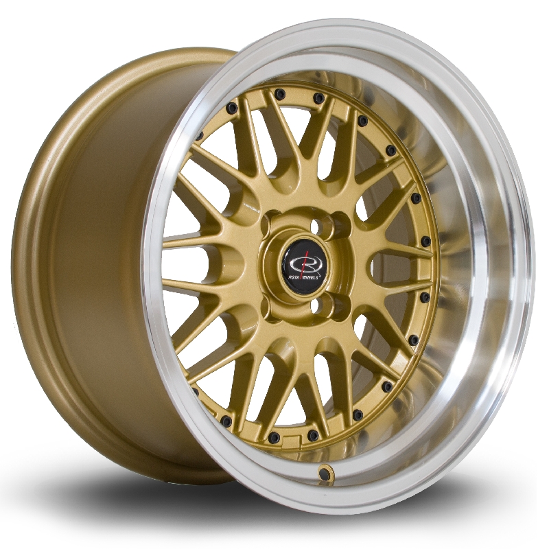 ROTA KENSEI 15 INCH 8J 4X100 ET0 RLTGOLD