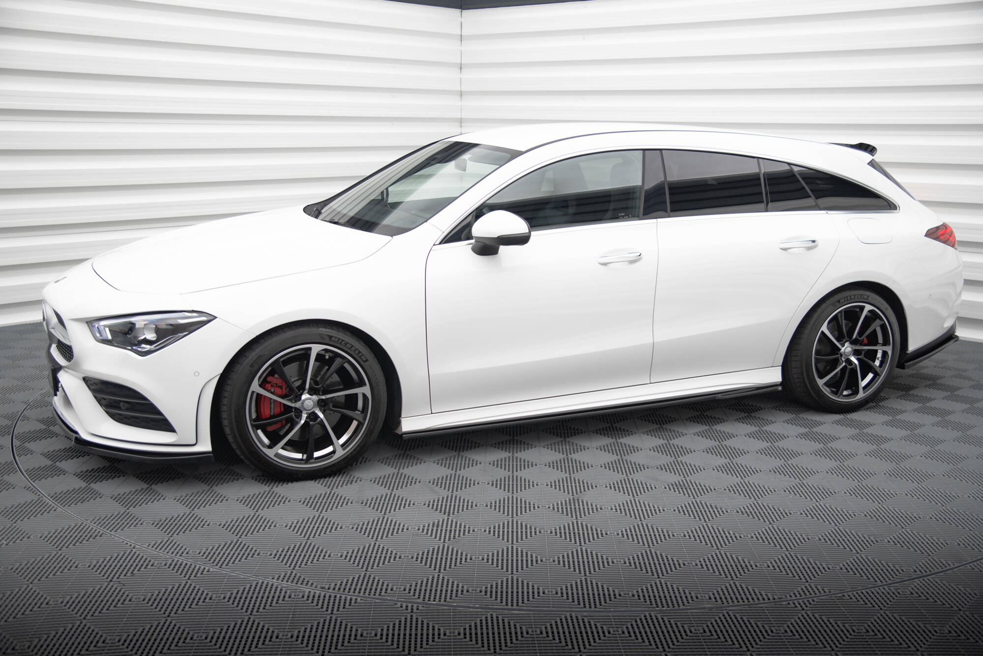 Side Skirts Diffusers Mercedes-Benz CLA AMG-Line C118 - 2