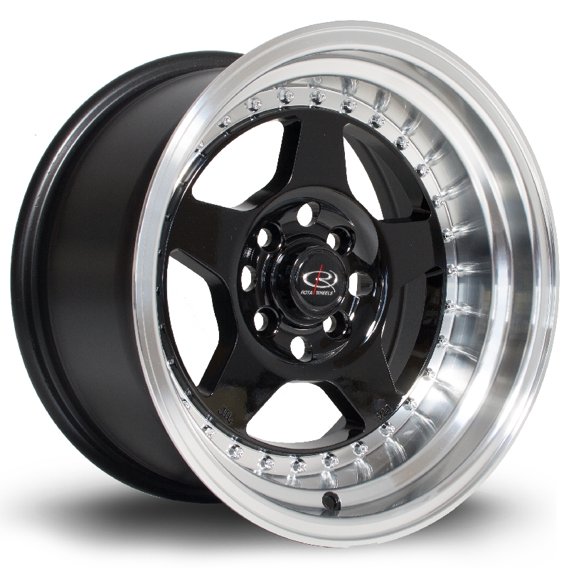 ROTA KYUSHA 15 INCH 8J 4X100 ET0 RLBLACK