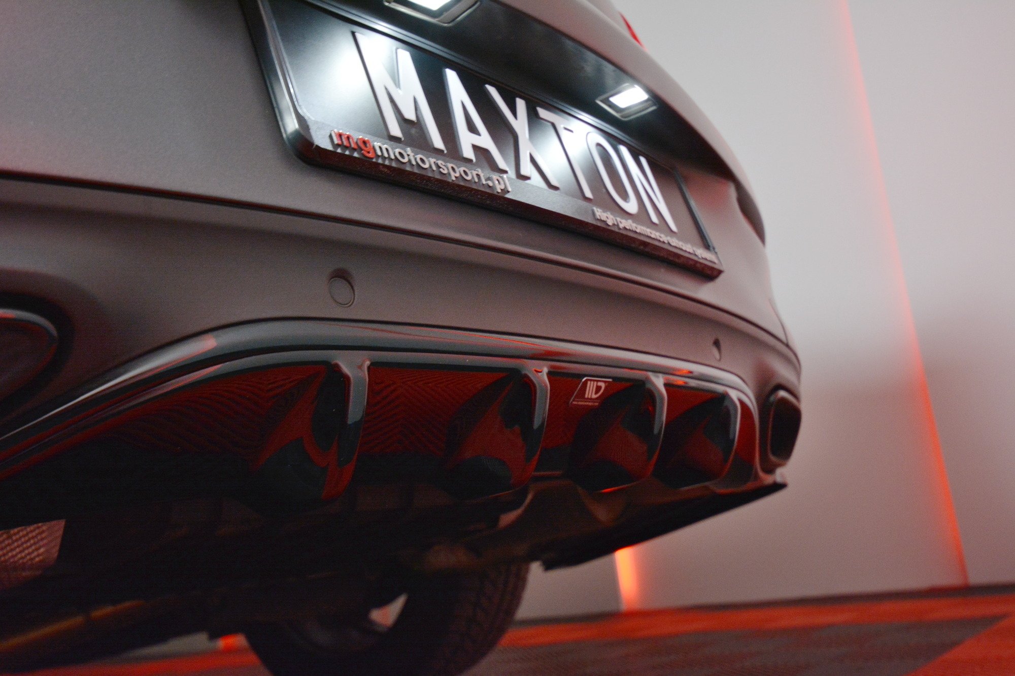 Rear Diffuser Mercedes C-Class W205 Coupe AMG-Line (2015-2018) - 3