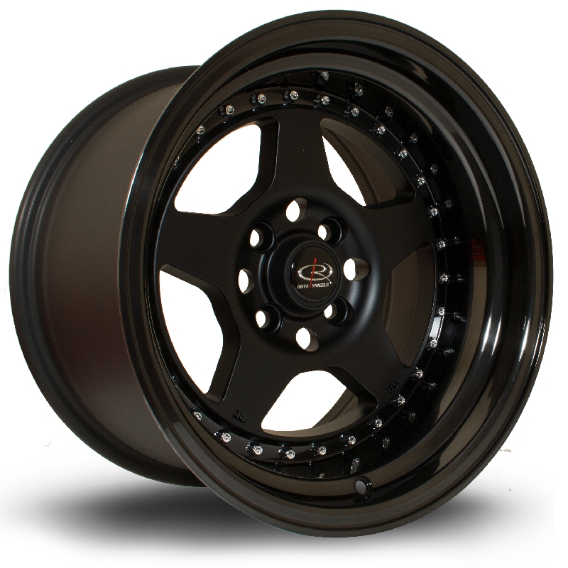 ROTA KYUSHA 15 INCH 9J 4X100 ET0 FGBLACK