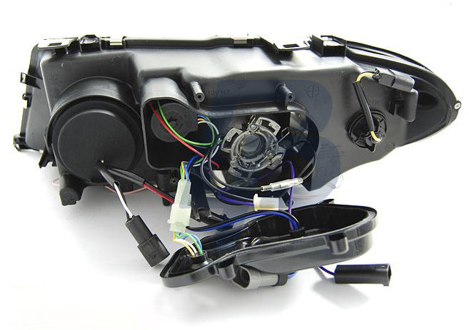 HEADLIGHTS BMW E46 04.03-06 COUPE CABRIO ANGEL EYES CCFL XENON CHROME - 5