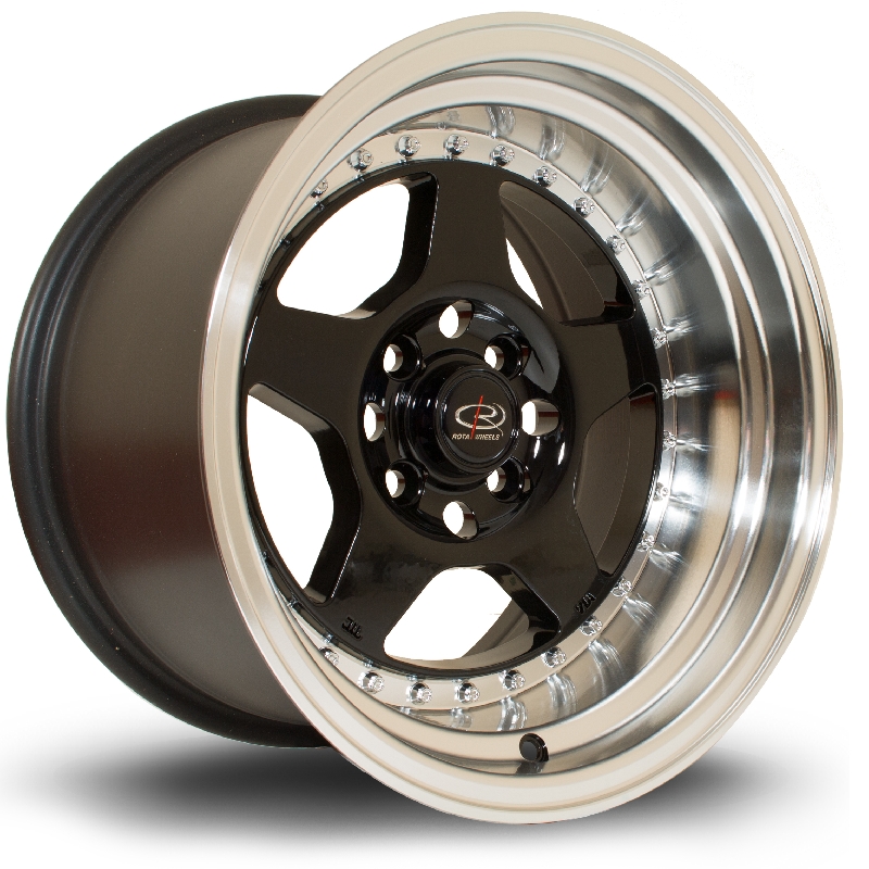 ROTA KYUSHA 15 INCH 9J 4X100 ET0 RLBLACK