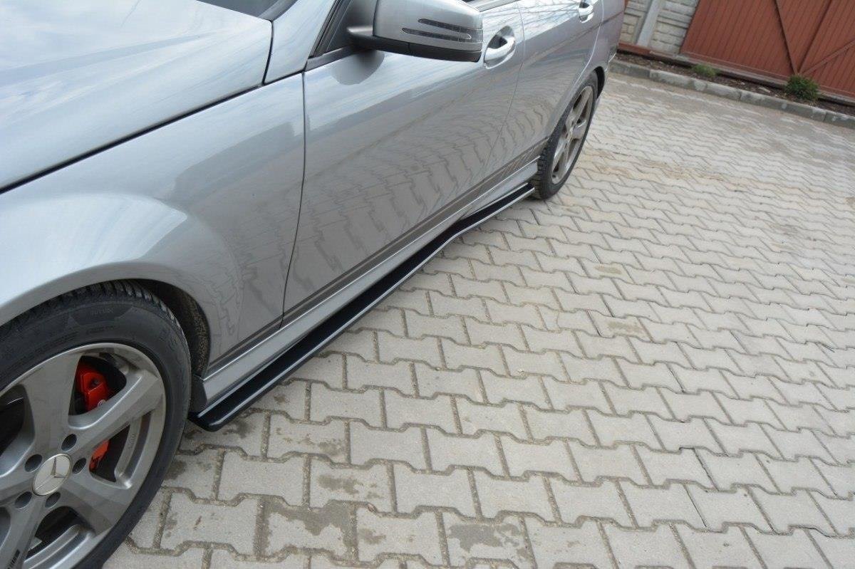Side Skirts Diffusers Mercedes-Benz C Sedan / Estate AMG-Line W204 / S204 - 2