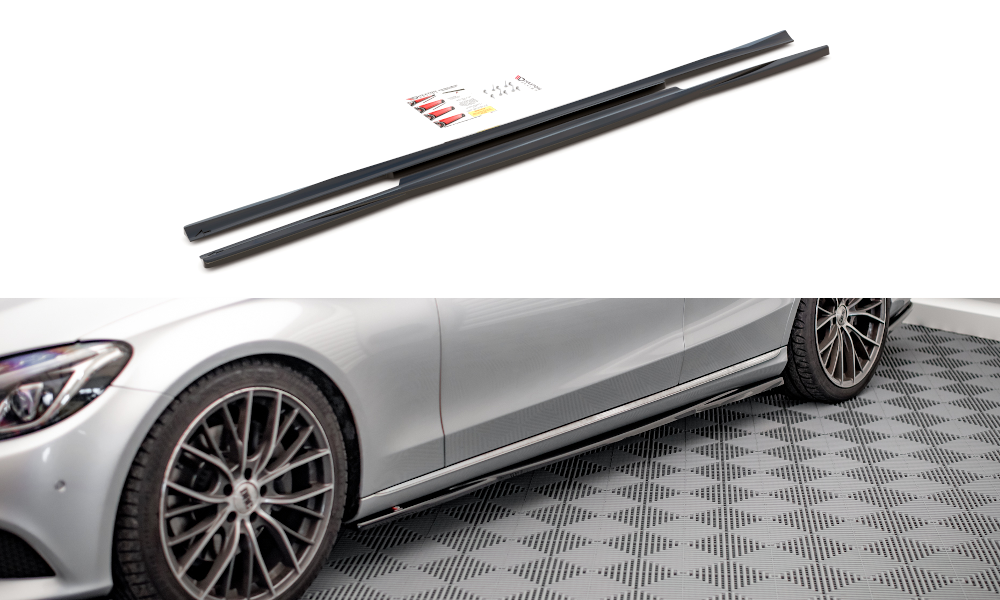 Side Skirts Diffusers Mercedes C W205 (2014-2018)