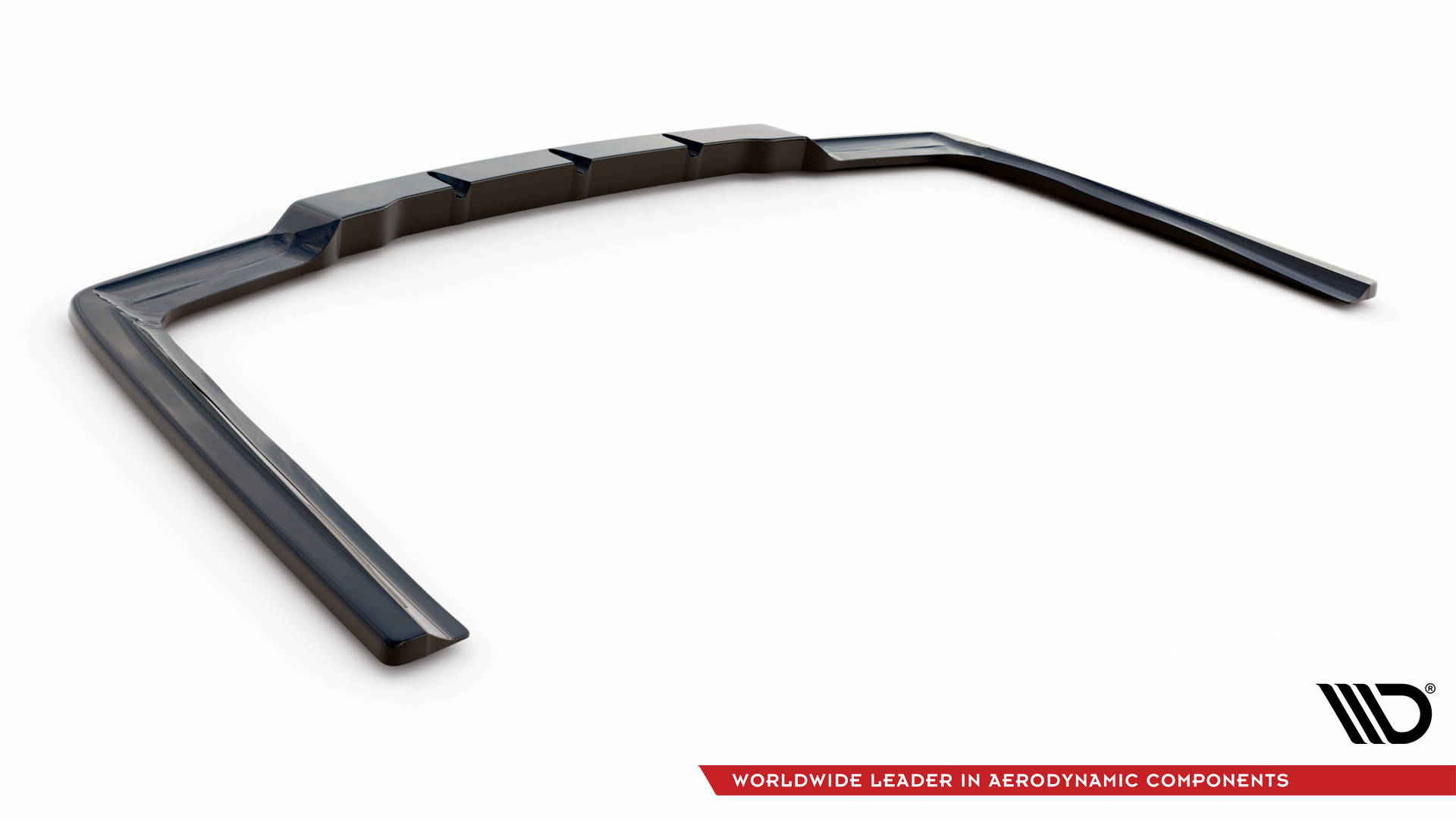 Central Rear Splitter (Vertical Bars) Mercedes E63 AMG Sedan W212 Facelift - 8