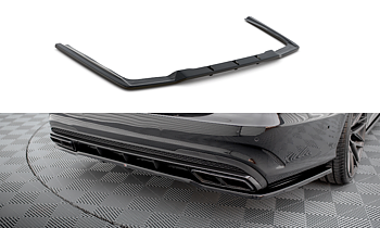 Central Rear Splitter (Vertical Bars) Mercedes E63 AMG Sedan W212 Facelift