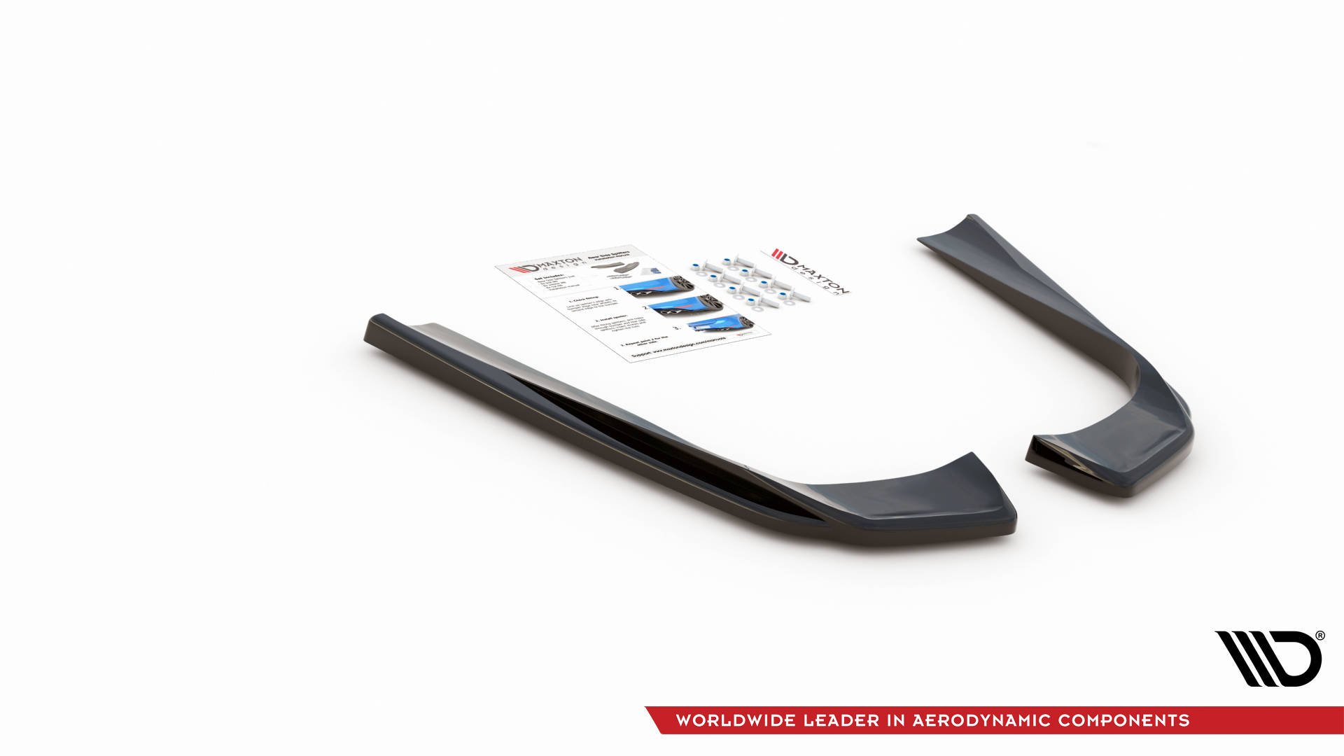 Rear Side Splitters Mercedes-AMG E53 Coupe C238 / Cabriolet A238 - 4