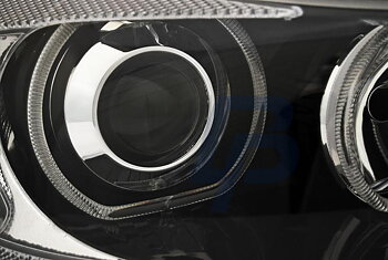 HEADLIGHTS BMW E90/E91 03.05-08.08 LED ANGEL EYES BLACK
