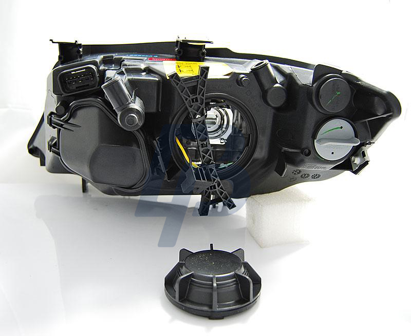 HEADLIGHTS BMW E90/E91 03.05-08.08 LED ANGEL EYES BLACK - 3