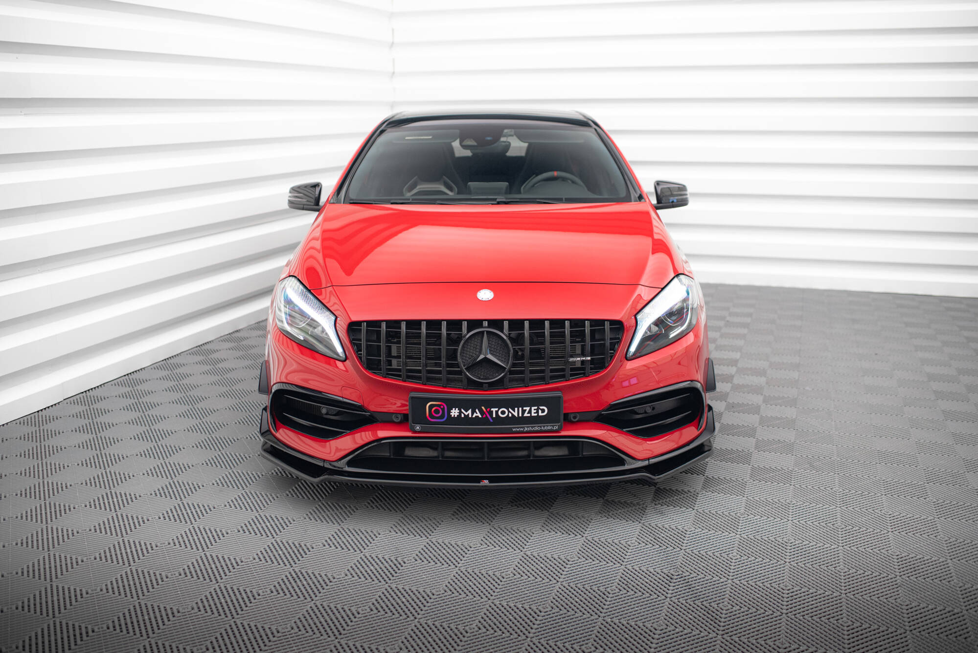 Front Splitter V.2 Mercedes-Benz A45 Aero W176 Facelift - 2