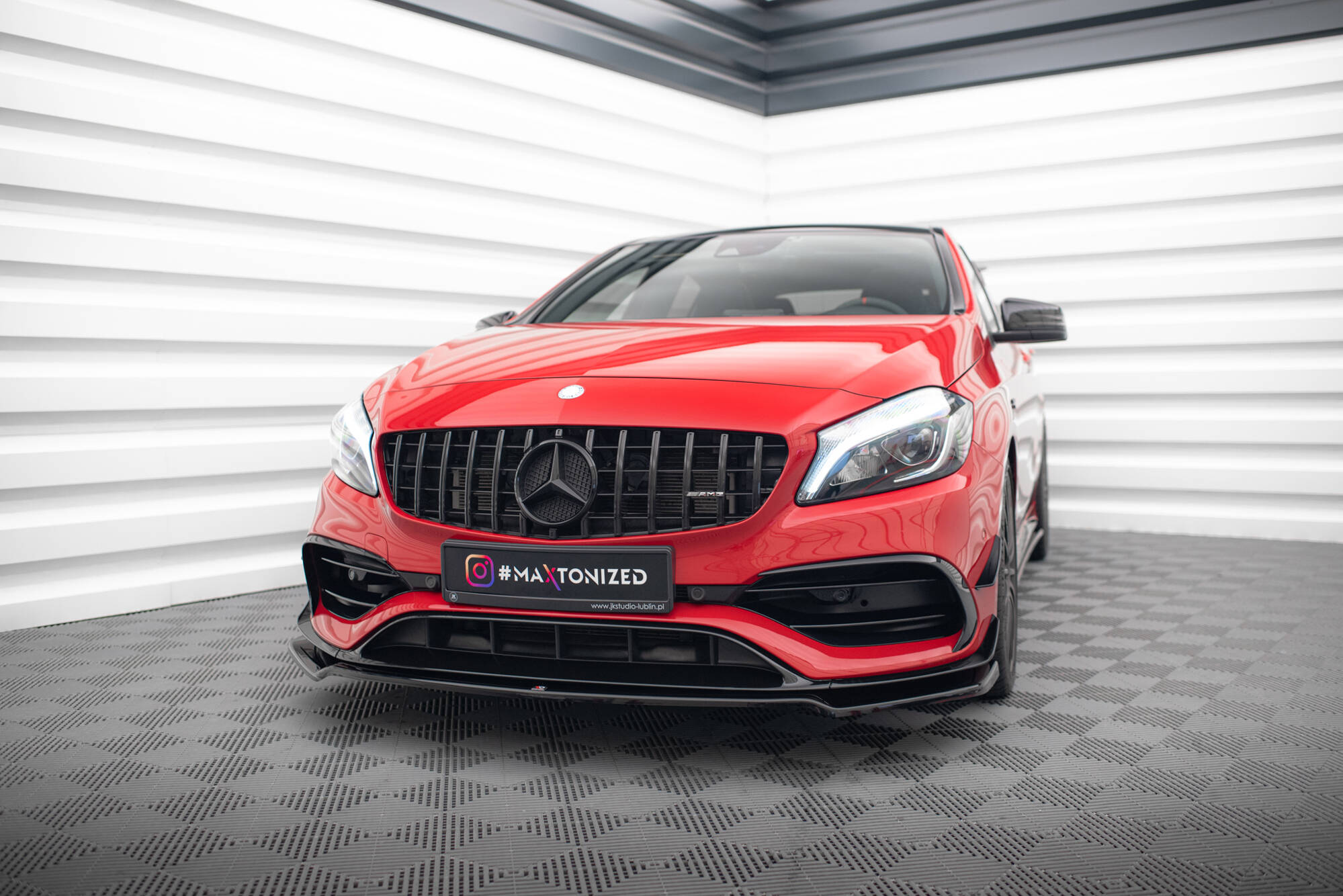 Front Splitter V.2 Mercedes-Benz A45 Aero W176 Facelift - 4