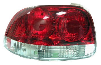 HONDA DELSOL 92-97 APC LOOK RED/CLEAR G6 TAILLIGHTS
