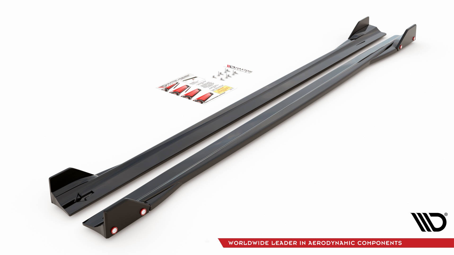 Side Skirts Diffusers V.2 + Flaps Mercedes AMG A45 S - 5