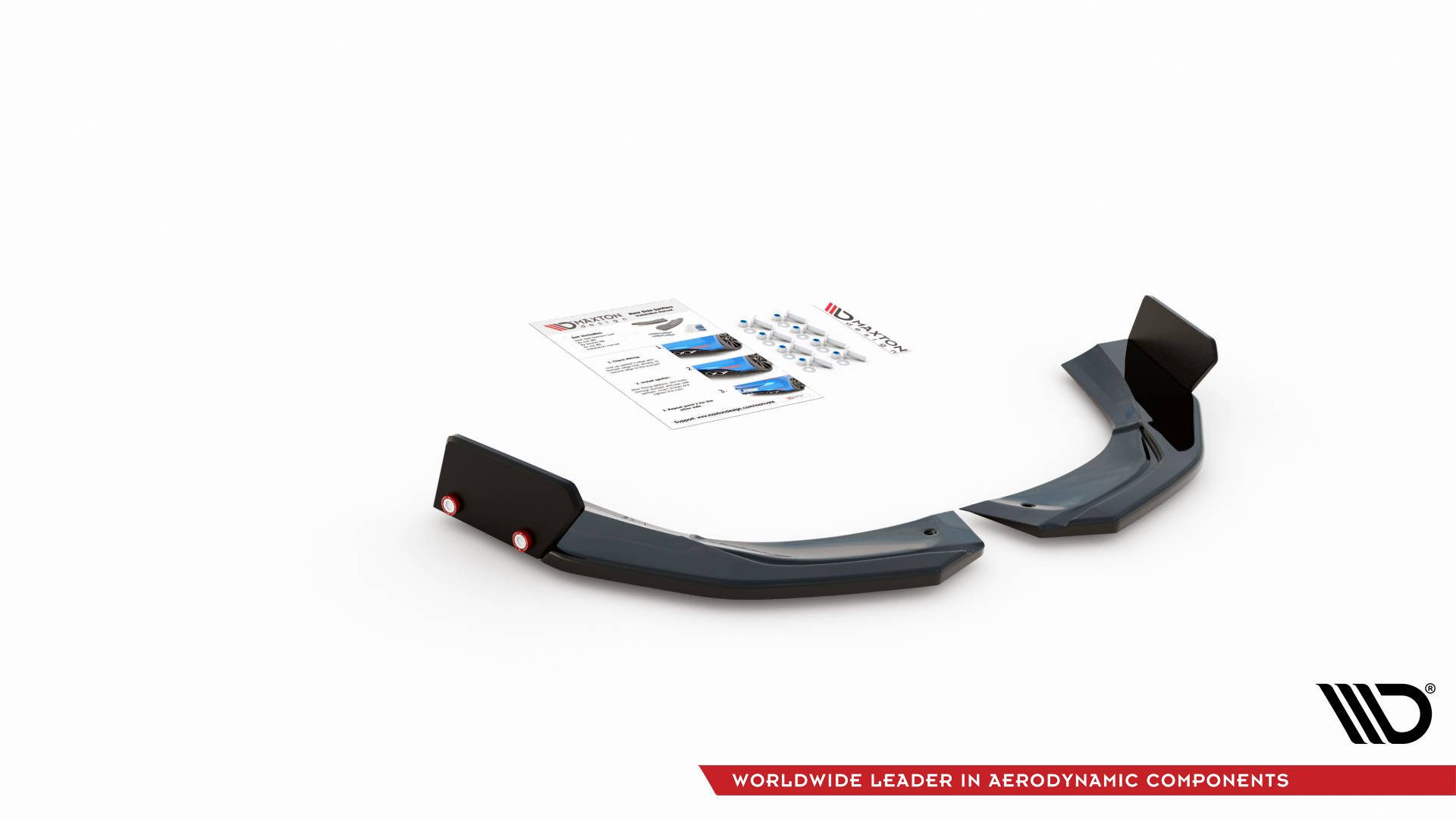 Rear Side Splitters V.2 + Flaps Mercedes AMG A 45 S Aero Pack W177 - 4