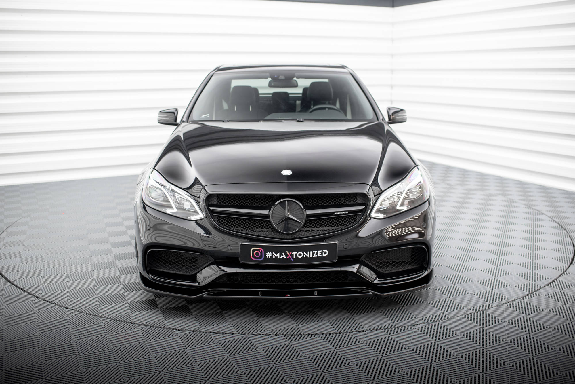 Front Splitter Mercedes E63 AMG Sedan W212 Facelift - 2