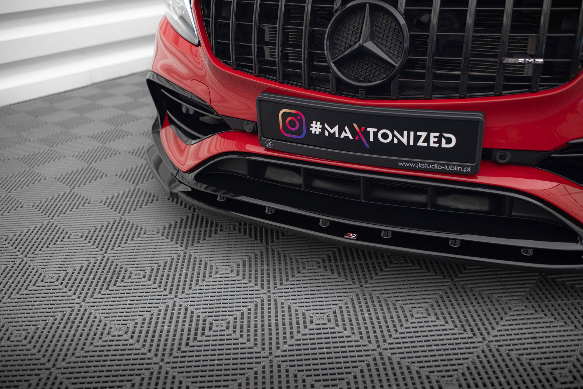 Front Splitter V.1 Mercedes-Benz A45 Aero W176 Facelift - 3