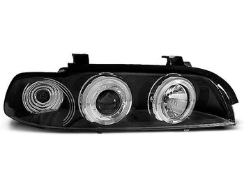 HEADLIGHTS BMW E39 09.95-06.03 ANGEL EYES BLACK