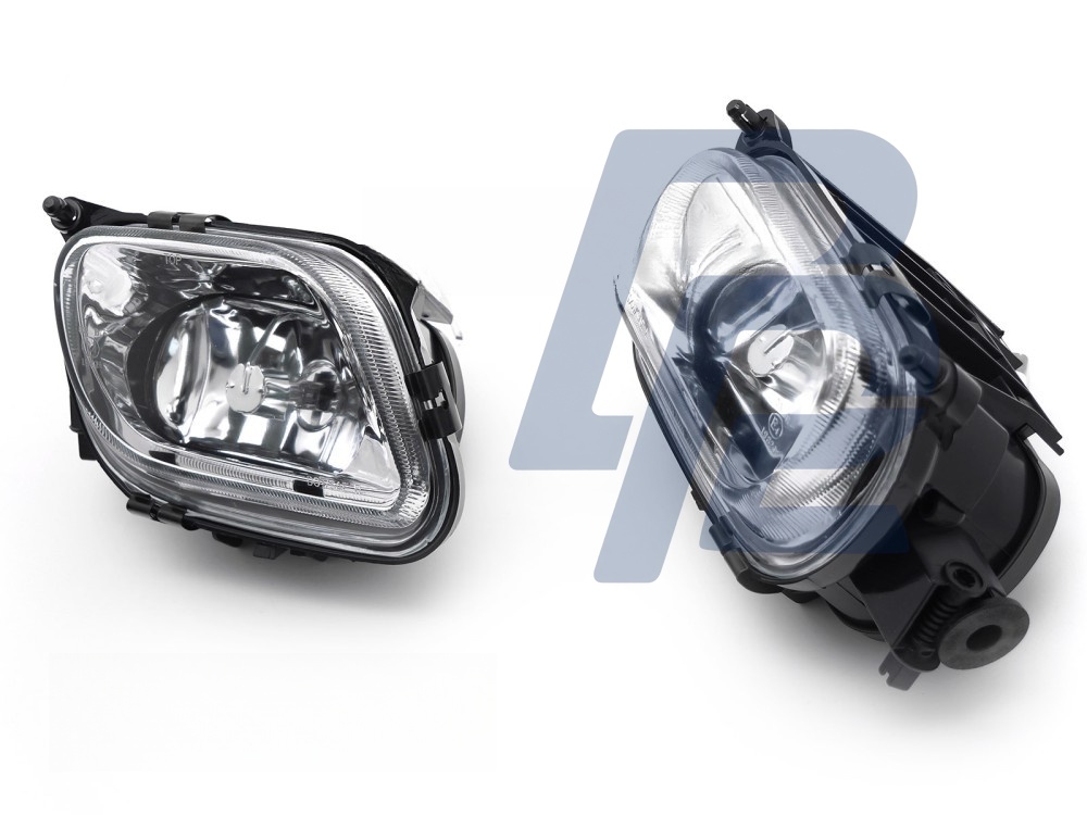 Fog Lights Clear for Mercedes W210 1995–1999 / A208 1999–2003 / C208 1997–2002 / SLK R170 1996–2004 - 3
