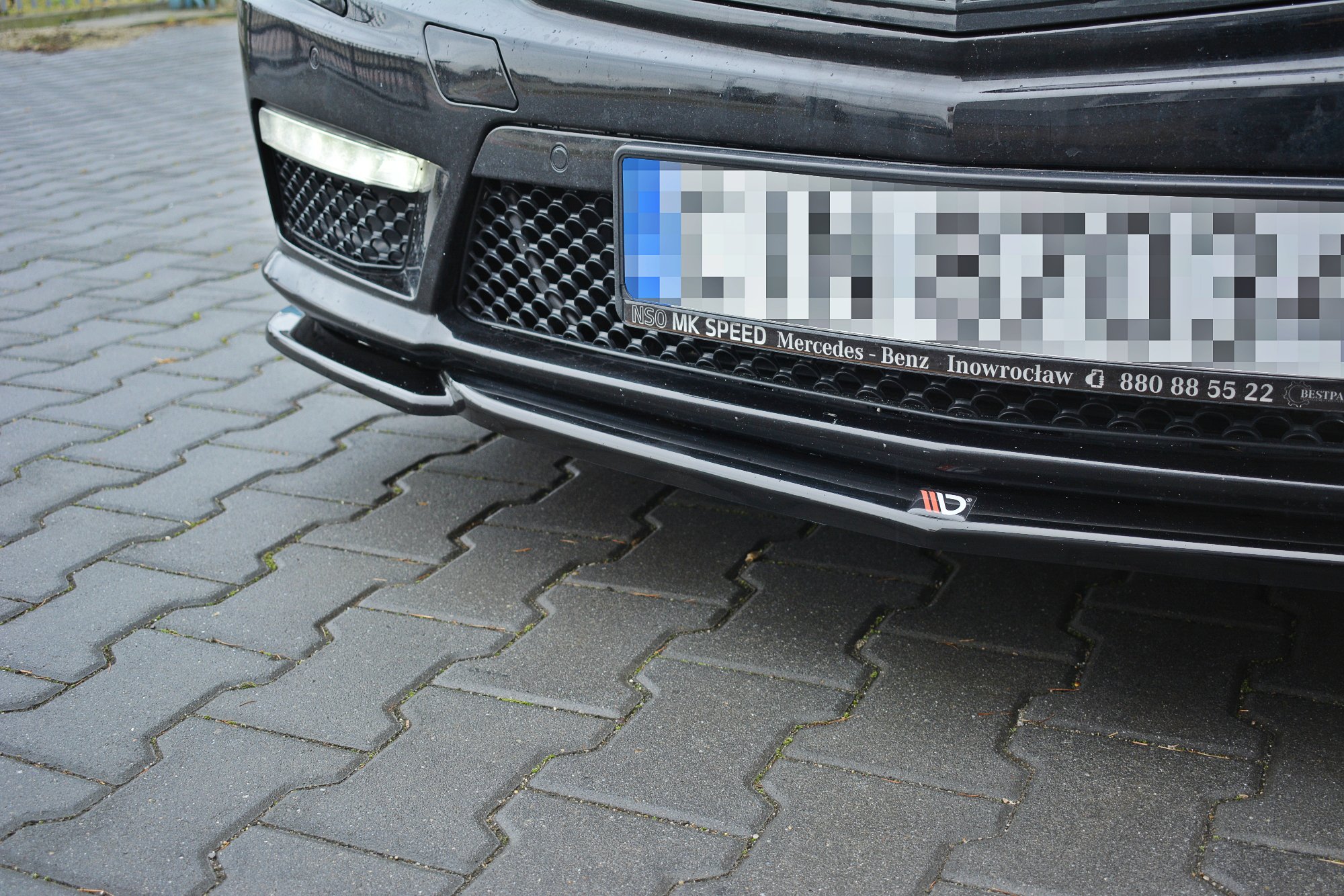 Front Splitter Mercedes E-class 212 63 AMG (2009-2012) - 3