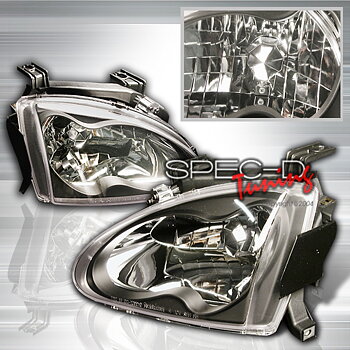 HONDA DELSOL 92-97 HEADLIGHTS BLACK [SR]