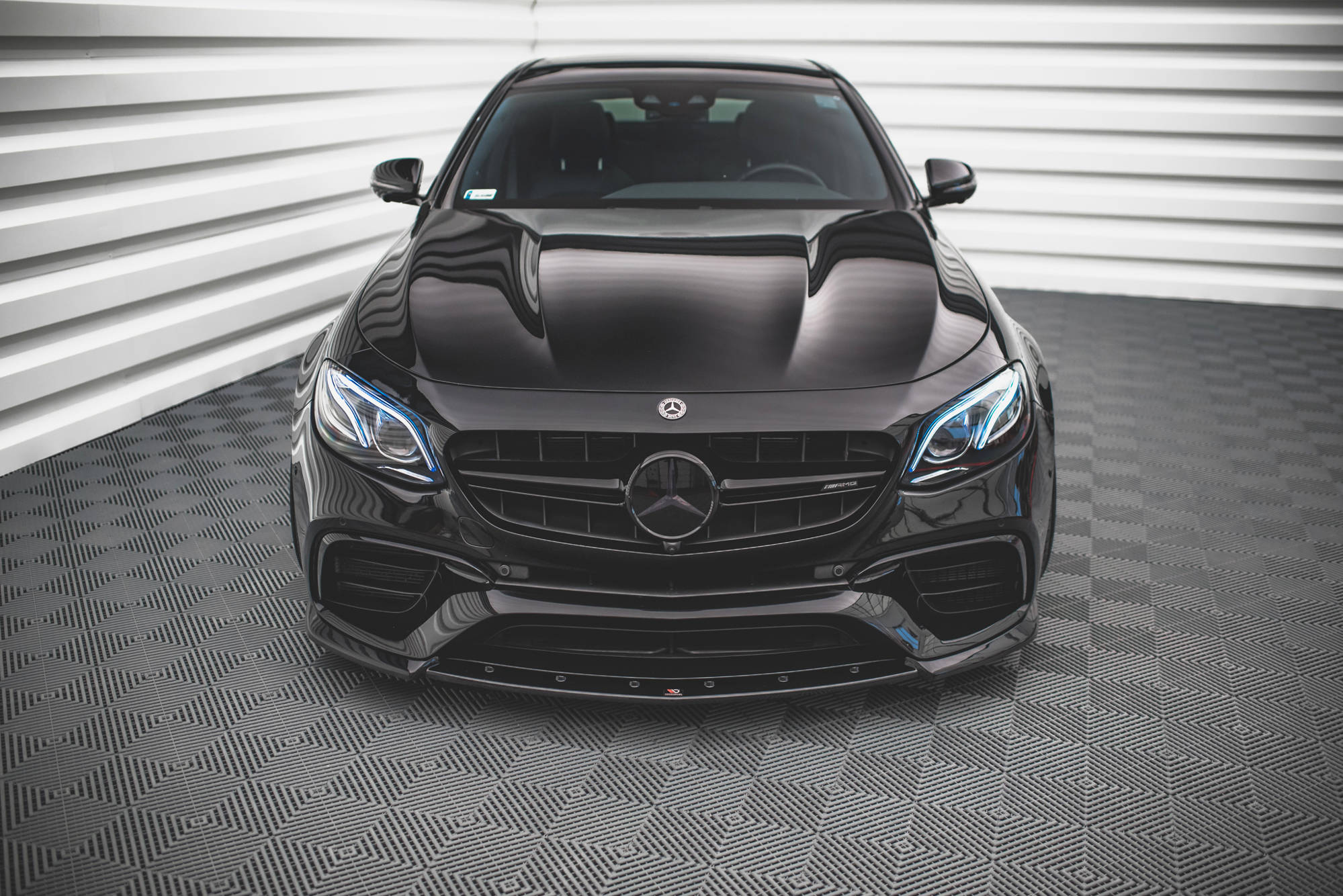 Front Splitter V.3 Mercedes E63 AMG Estate / Sedan S213 / W213 - 2