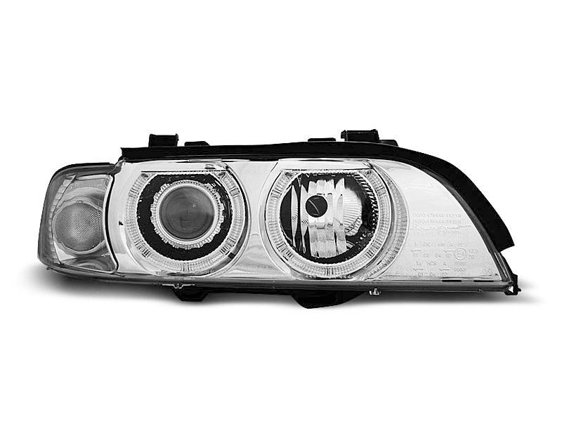HEADLIGHTS BMW E39 09.95-06.03 ANGEL EYES H7/H7 CHROME