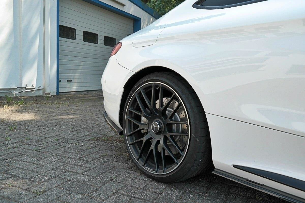 Rear Side Splitters Mercedes C 205 63 AMG Coupe (2016-2018) - 4