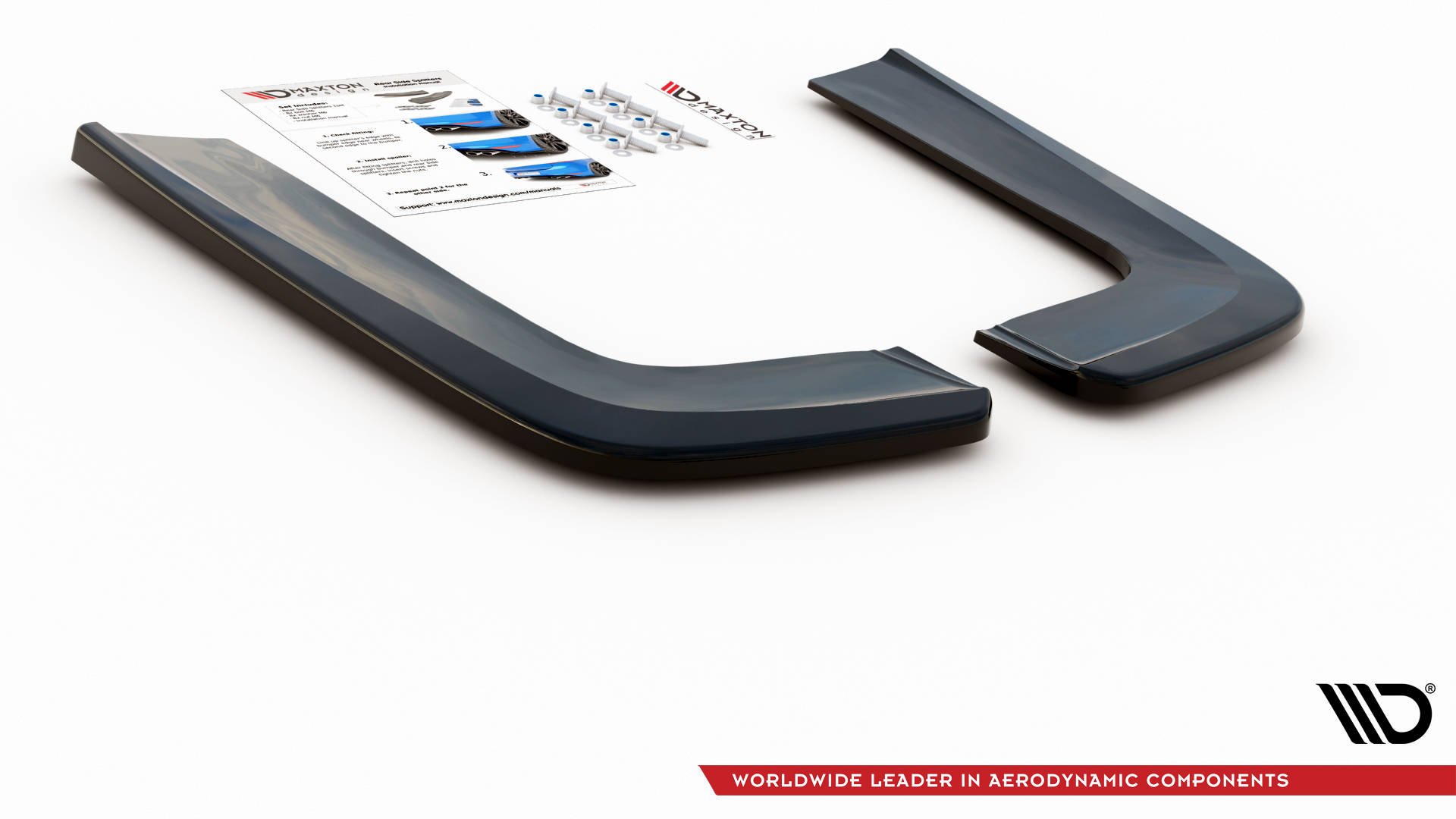 Rear Side Splitters V.1 Mercedes-Benz V-Class AMG-Line W447 Facelift - 4