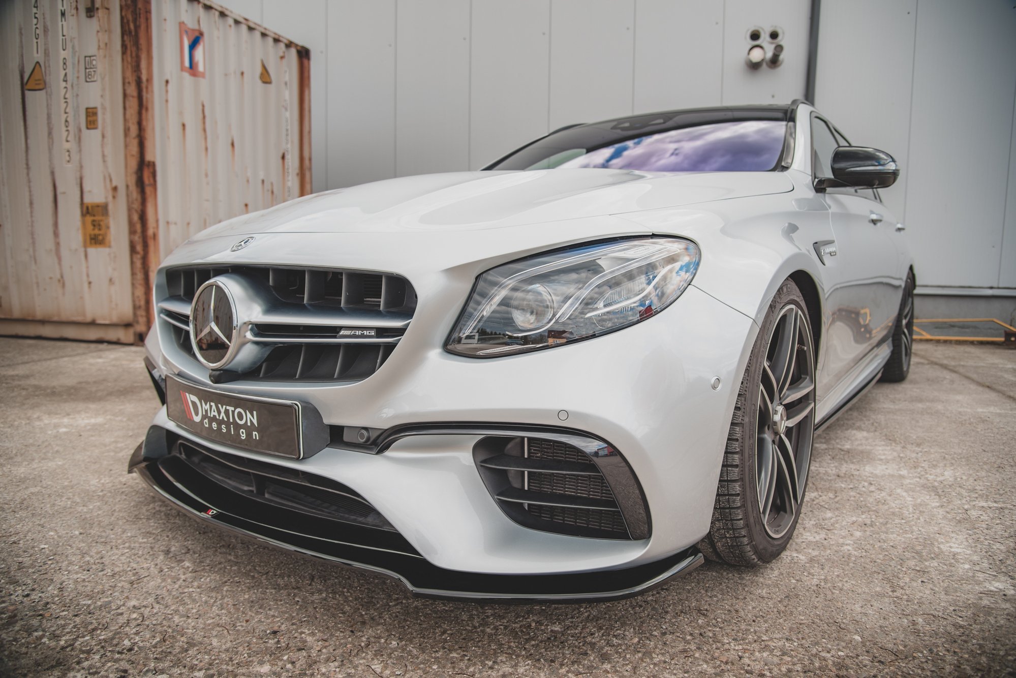 Front Splitter V.1 Mercedes E63 AMG Estate / Saloon S213 / W213 - 6