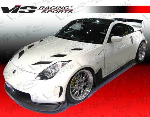 NISSAN 350Z 03-08 2DR AMS FULL VIS RACING 8-PIECE WIDEBODYKIT