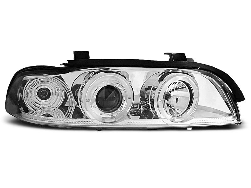 HEADLIGHTS BMW E39 09.95-05.03 ANGEL EYES CHROME