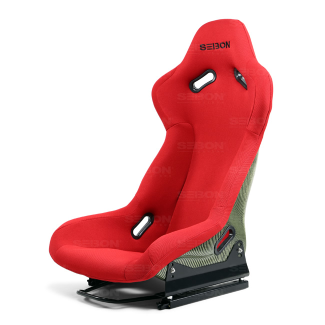 UNIVERSAL SEIBON KEVLAR BUCKET SEAT (RED FABRIC)