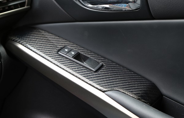 LEXUS IS250/350 14+ SEIBON OEM CARBON WINDOW CONTROL COVER - 2
