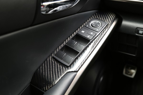 LEXUS IS250/350 14+ SEIBON OEM CARBON WINDOW CONTROL COVER - 3