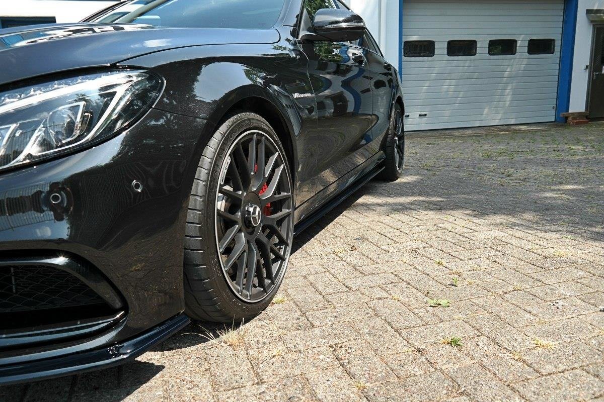 Side Skirts Diffusers V.1 Mercedes-AMG C63 Sedan / Estate W205 / S205 - 4