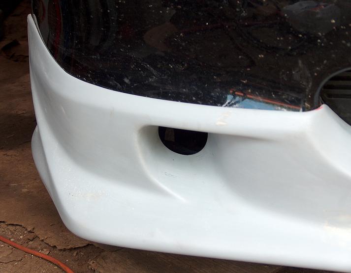 HONDA CIVIC 01-04 3D (+ TYPE-R) MUGEN USTYLE FRONT LIP - 4
