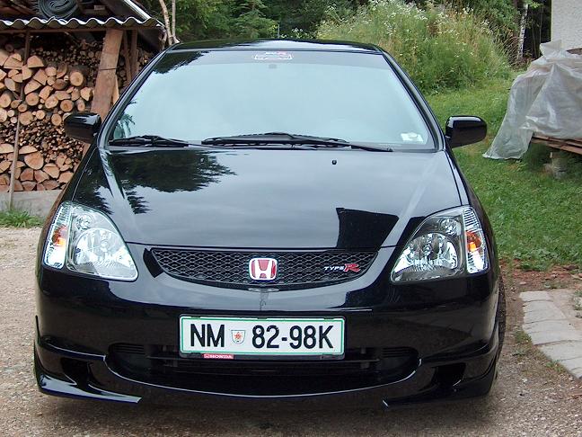 HONDA CIVIC 01-04 3D (+ TYPE-R) MUGEN USTYLE FRONT LIP - 5