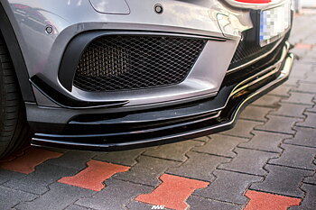Front Splitter Mercedes-benz GLA 45 AMG SUV (X156) Pre-facelift (2014-2017)
