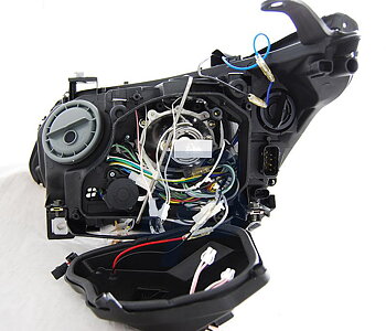 HEADLIGHTS BMW E60/E61 05-07 CCFL HID D1S DUAL PROJECTOR BLACK