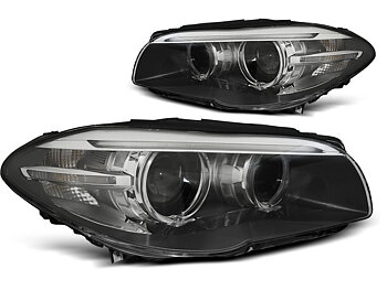 HEADLIGHTS BMW F10,F11 10-07.13 AE LED BLACK DRL
